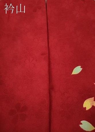 平和屋着物○小振袖 二尺袖 舞花文 洗える着物 CAAZ2696ut - メルカリ