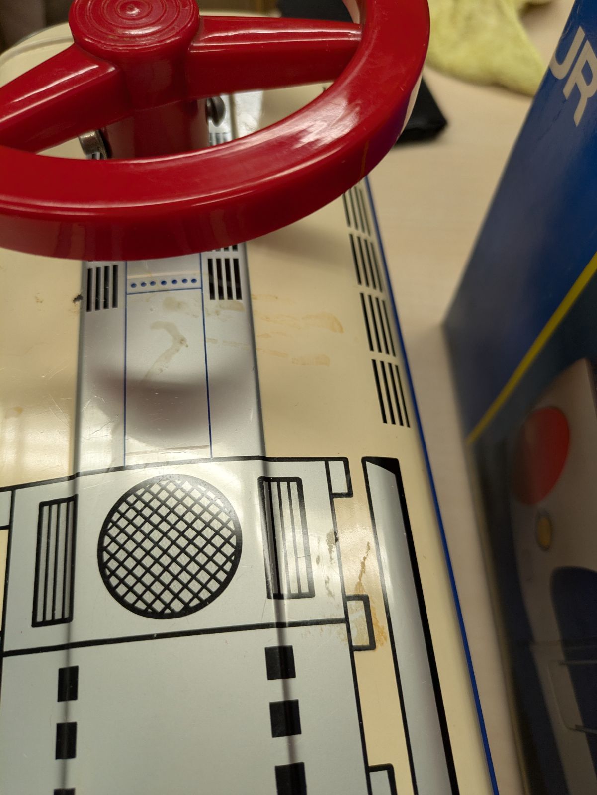  乗用イチコーのハンドルつき超特急ひかり号 その他 鉄道玩具