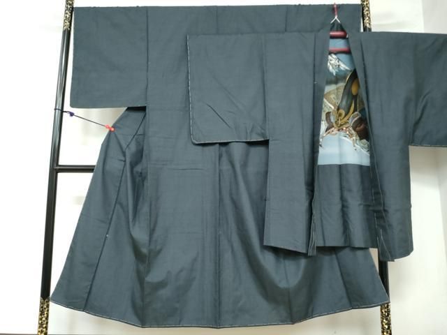 平和屋着物 男性 紬 アンサンブル 100亀甲 総詰め 正絹 DAAY5503ud