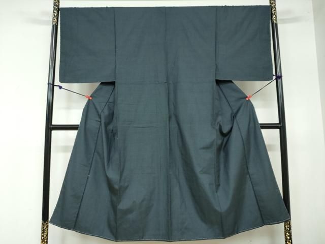 平和屋着物 男性 紬 アンサンブル 100亀甲 総詰め 正絹 ud