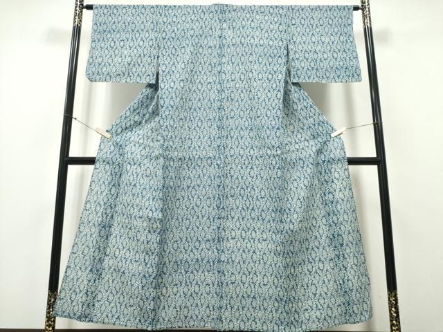 平和屋着物∴夏物 浴衣 綿紅梅 菊尽くし 綿 CAAY4799ng