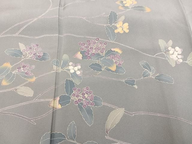 平和屋着物○訪問着 友禅 作家物 枝葉文 正絹 逸品 AABC6879ph - メルカリ