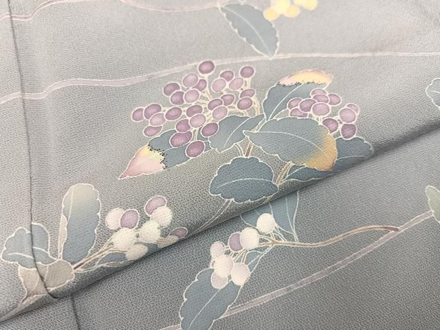 平和屋着物●訪問着　友禅　作家物　枝葉文　正絹　逸品　AABC6879ph 平和屋着物○訪問着 友禅 作家物 枝葉文 正絹 逸品 AABC6879ph - メルカリ