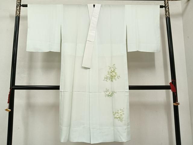 平和屋着物 長襦袢 無双仕立て 手描き 枝花文 正絹 AABC8001ph