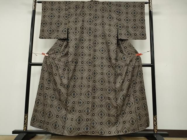 平和屋着物○本場大島紬 龍郷絣 菱花文 正絹 逸品 CAAZ2765ut - メルカリ