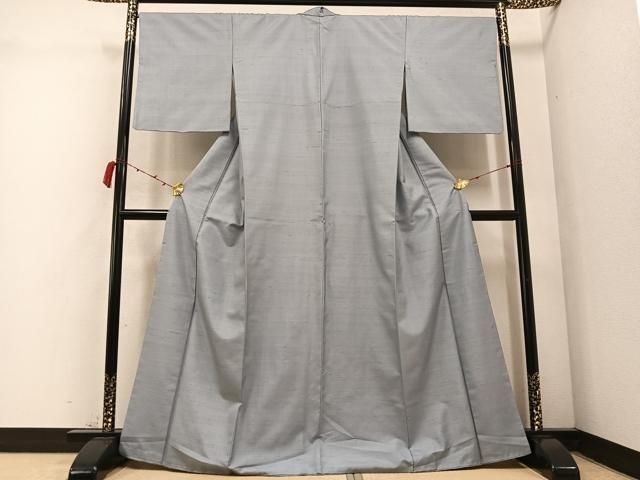 平和屋着物●上質な紬　色無地　蕎麦切色　やまと誂製　正絹　逸品　AABC8009ph 平和屋着物○上質な紬 色無地 蕎麦切色 やまと誂製 正絹 逸品 AABC8009ph