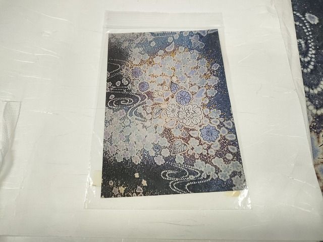 平和屋着物○BANKANわものや 小紋 伝統工芸士 辻井 辻が花 絞り 銀通し