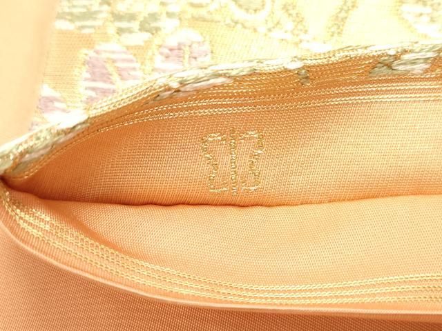 平和屋着物○西陣 川島織物 六通柄 本袋帯 唐織 吉祥花間道 金糸 正絹