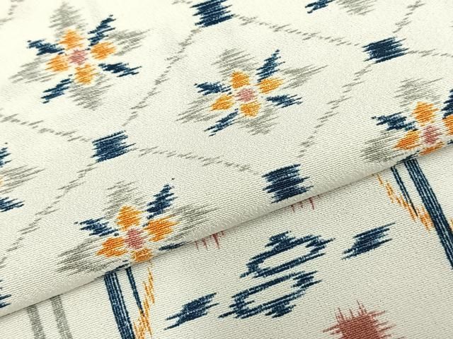 横段文 洗える着物