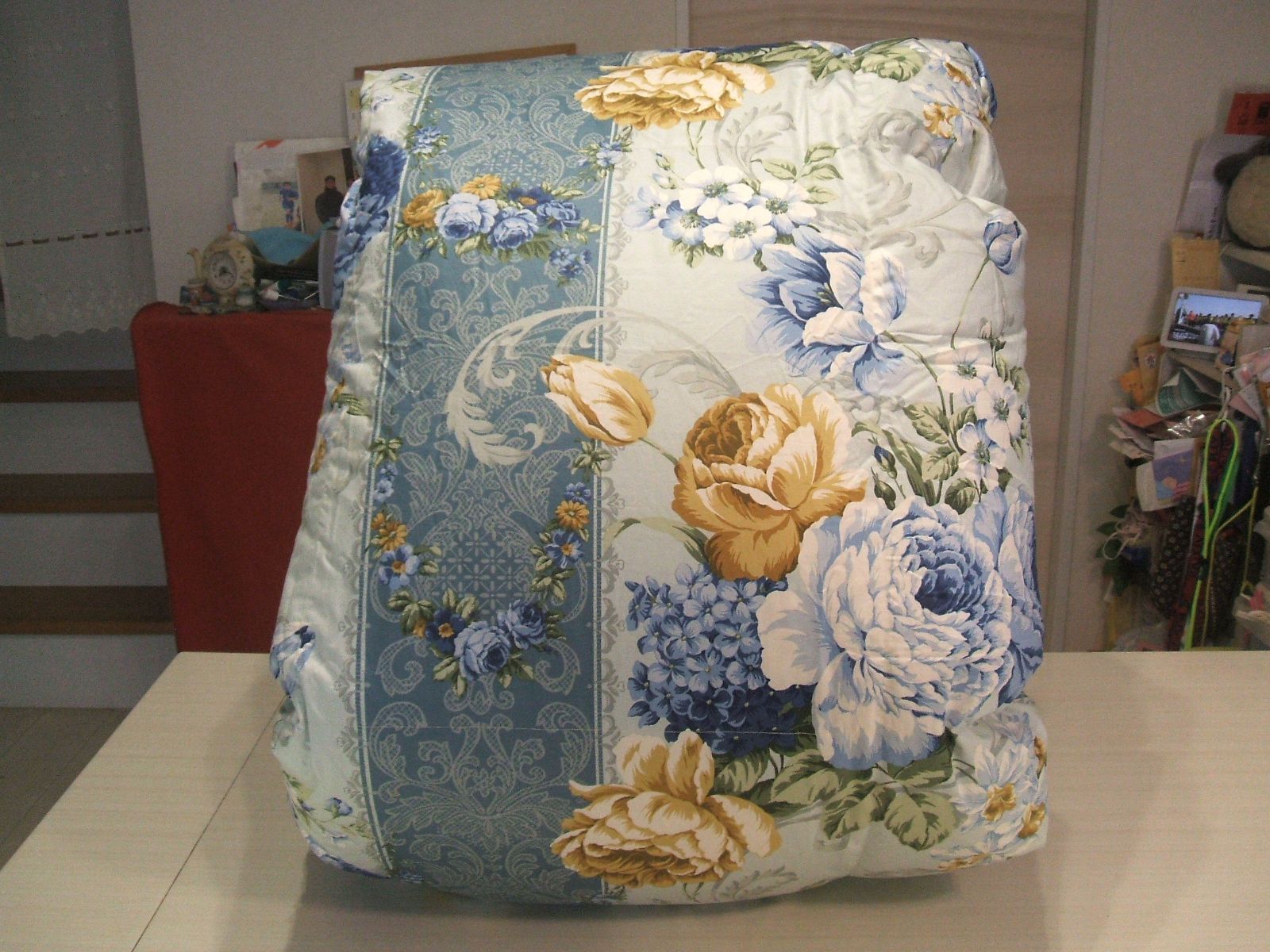 品 価格 五つ星 ロイヤルラベル フランス産ビックホワイトダウン９３％ 増量１ ３キロ ８０超長綿１００％ 羽毛布団 シングル ブルー MARWIL-DEMENAGEMENTS_CH