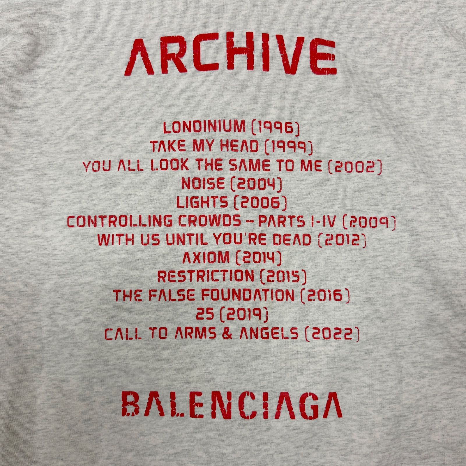 国内正規 未使用品 BALENCIAGA 24SS Music Archive Series Connected 