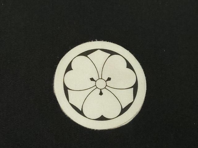 平和屋着物○男性 黒紋付 羽織セット 正絹 逸品 AABC8099ck 平和屋着物○ 