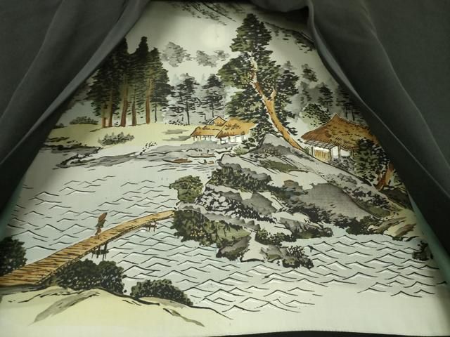 平和屋着物○男性 黒紋付 羽織セット 正絹 逸品 AABC8099ck - メルカリ 