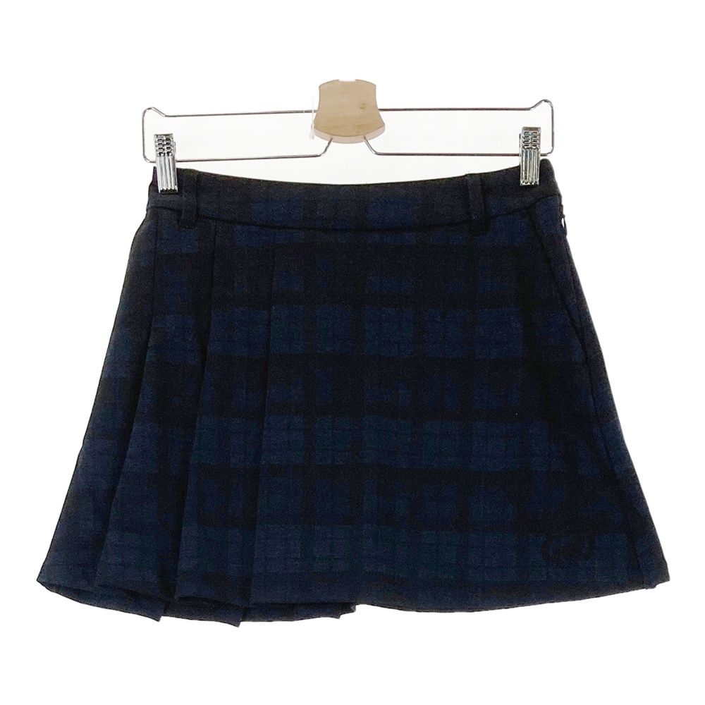 サイズ：24 WAAC ワック インナー付 ストレッチスカート チェック柄