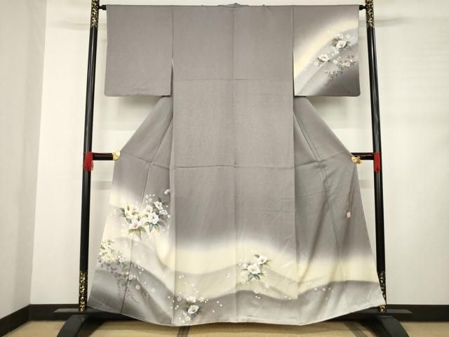 平和屋着物 訪問着 作家物 舞花文 暈し染め 正絹 AABC9264ck