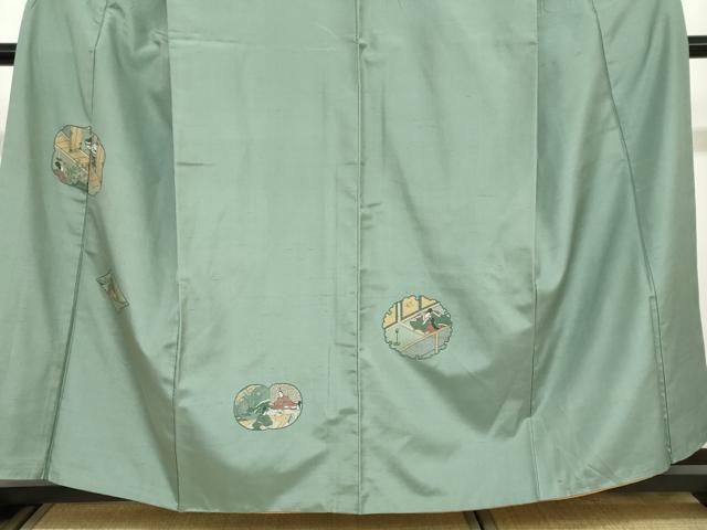 平安人物文 正絹