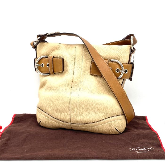 COACH コーチ ベルト レザー ショルダー バッグ eH1094N