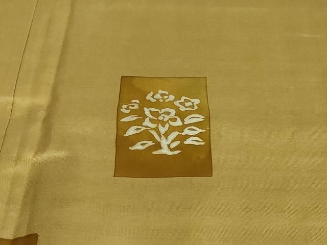 訪問着 短冊草花文