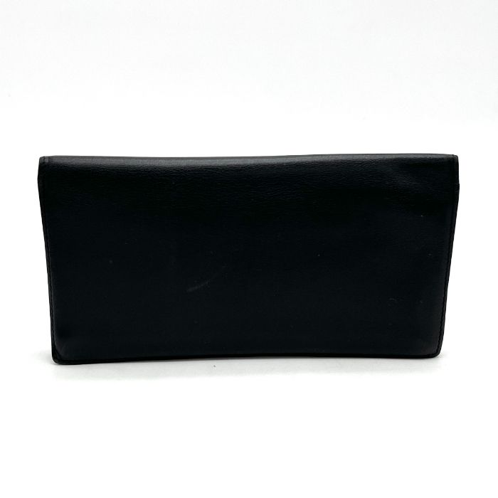  Cartier カルティエ サファイア レザー 札入れ eY 1058 A その他 折り財布