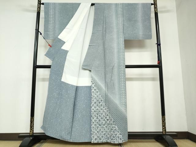 平和屋着物 訪問着 流水霞文 暈し染め 正絹 DAAY5702ud