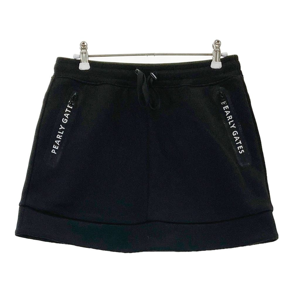 パーリーゲイツ　スカート　ストレッチ　ブラック　ゴルフウェア　サイズ0 サイズ：0 PEARLY GATES パーリーゲイツ ストレッチ スカート ブラック
