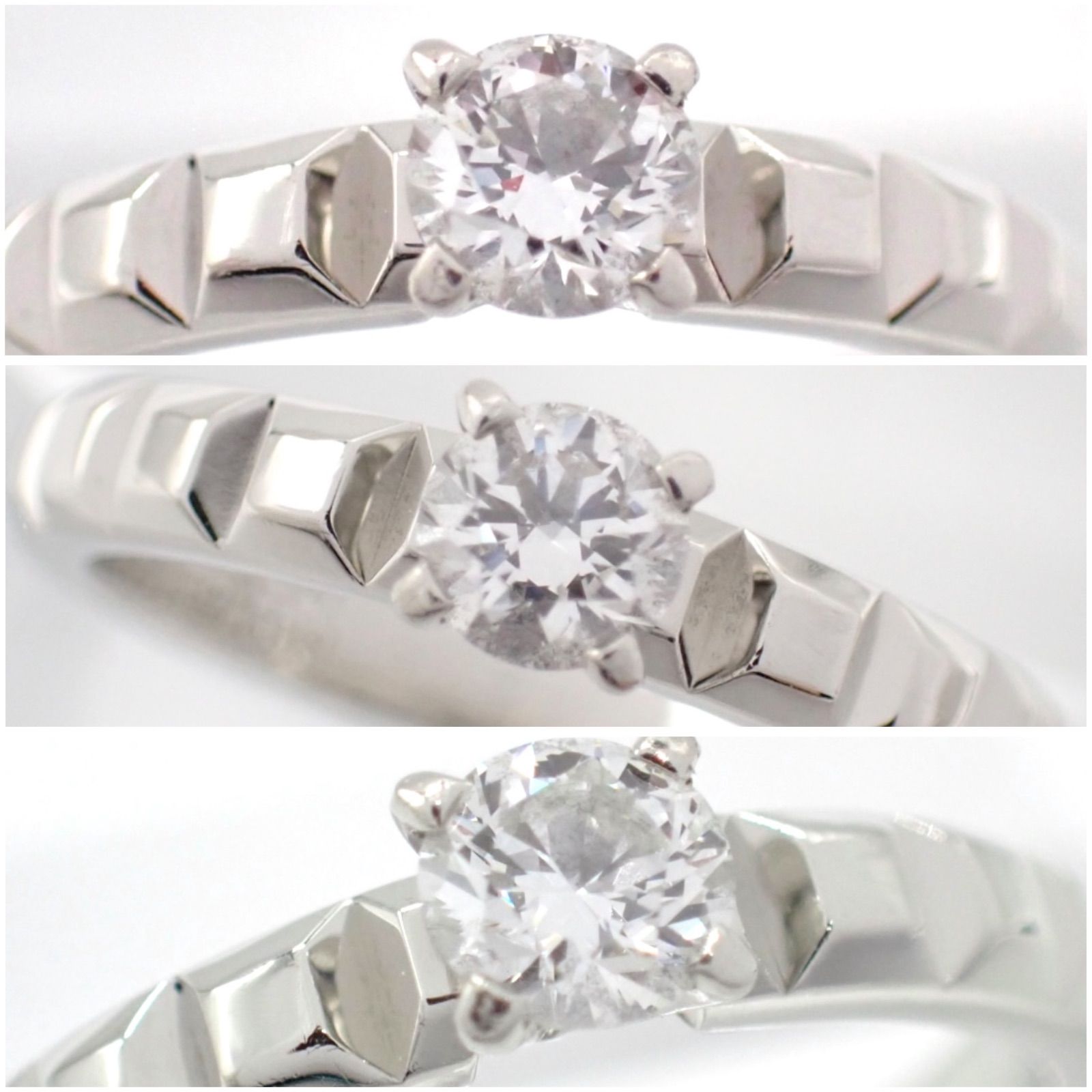 ギャラ GIA鑑定書 ブシュロン BOUCHERON 0.22ct F VVS2 3EX クルドパリ