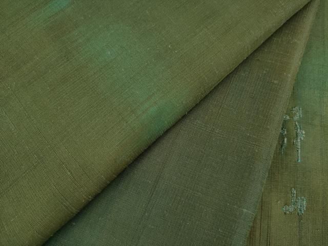 平和屋着物 絲藝苑 上島洋山 紬 霞文 正絹 AAAZ3761ck