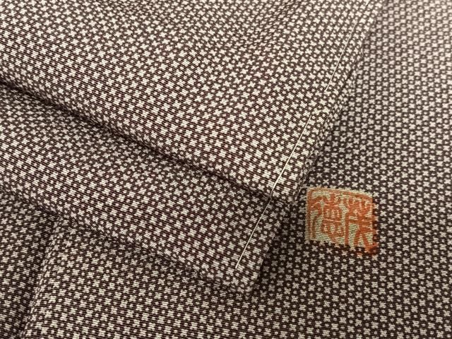 平和屋着物 江戸小紋染工房 小林染芸 小林茂徳 江戸小紋 御召十 正絹 AAAZ7480zg