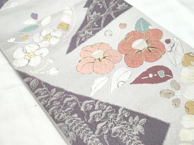 平和屋着物◎六通柄袋帯 辻が花 金銀糸 正絹 逸品 CAAY7804fb - メルカリ