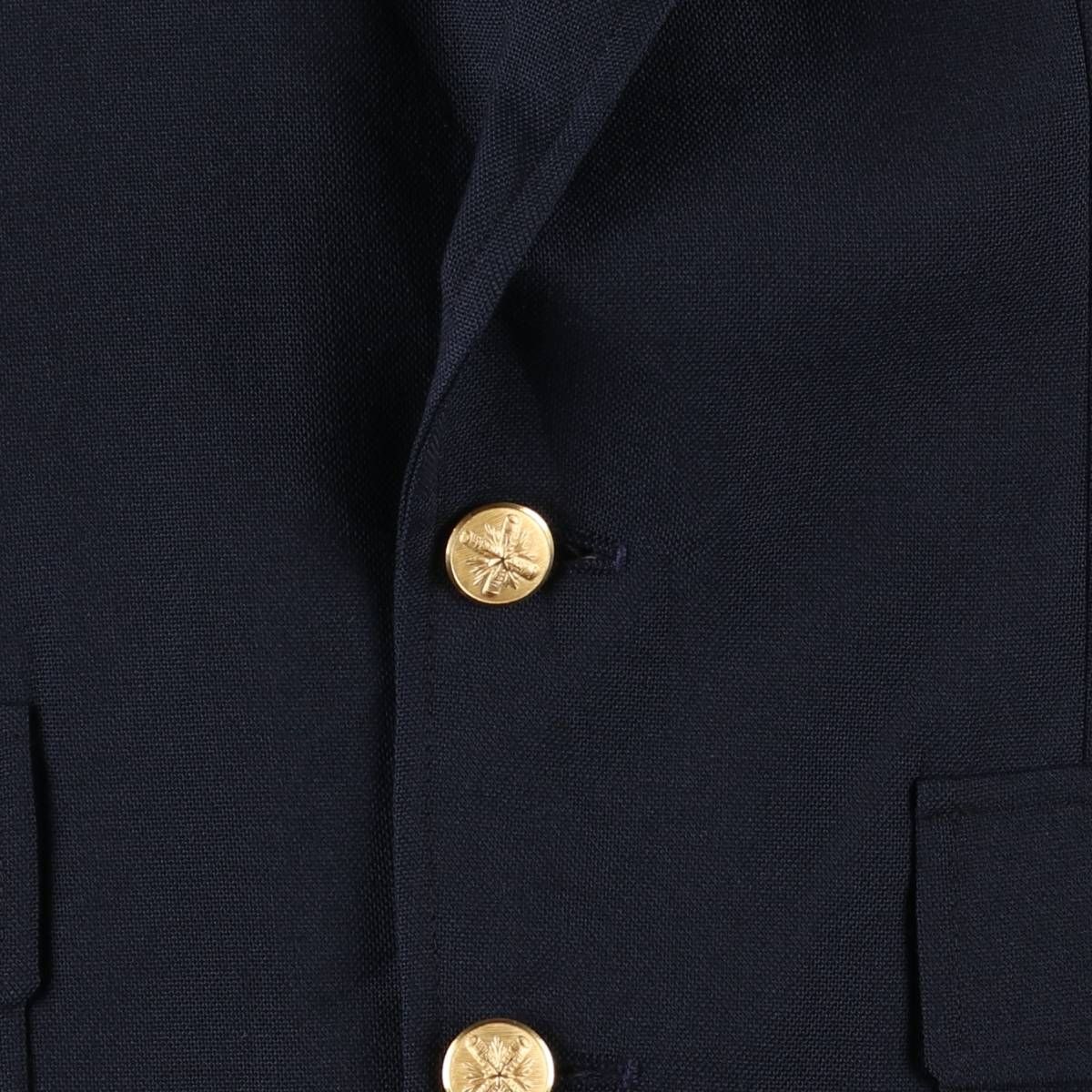 古着 CROSS&WINDSOR 紺ブレザー テーラードジャケット USA製 メンズS 
