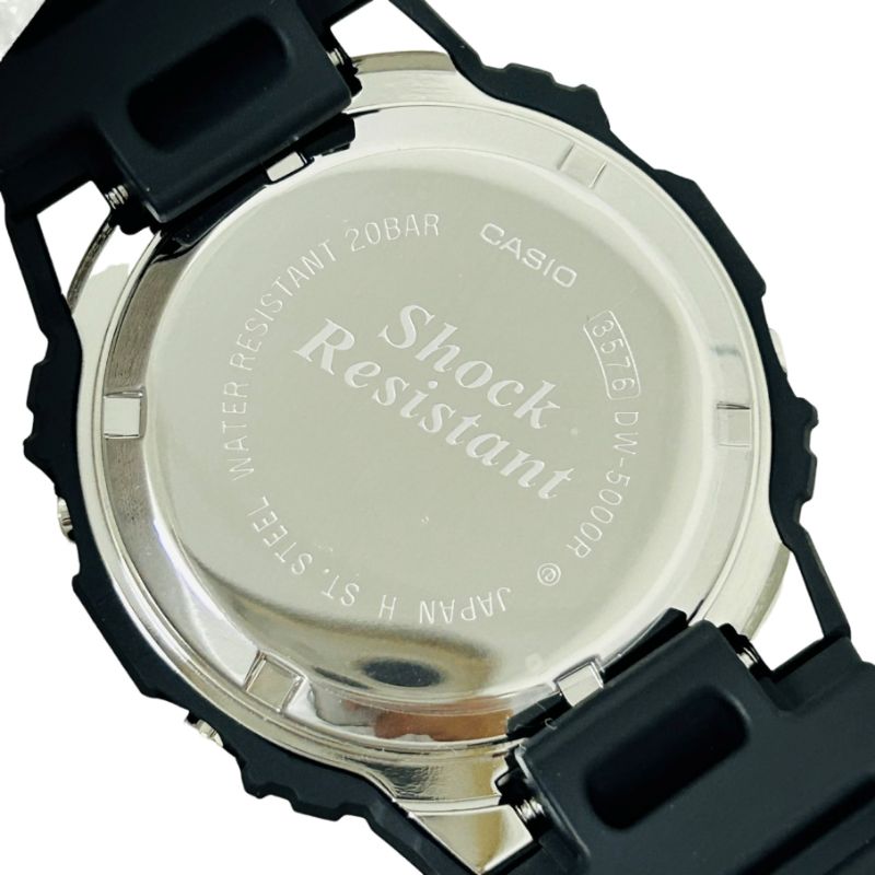  CASIO カシオ G SHOCK 初代復刻モデル DW 5000 R 1 AJF 腕時計メンズ その他 ブラック文字盤 動作品 腕時計(デジタル) 時計
