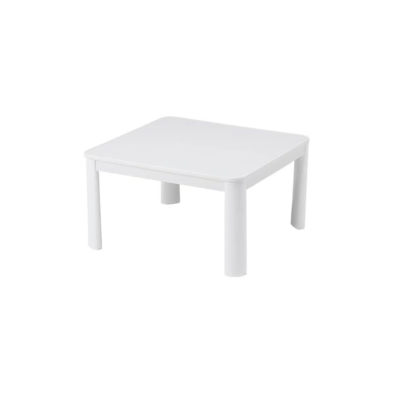 MAXZEN こたつ テーブル こたつ机 一人用こたつ 正方形 70×70 一人暮らし 天面 カジュアル コンパクト インテリア 暖房器具 季節家電 メーカー製ヒーター シンプル ホワイト 白 JOT-K070RE-WH マクスゼン