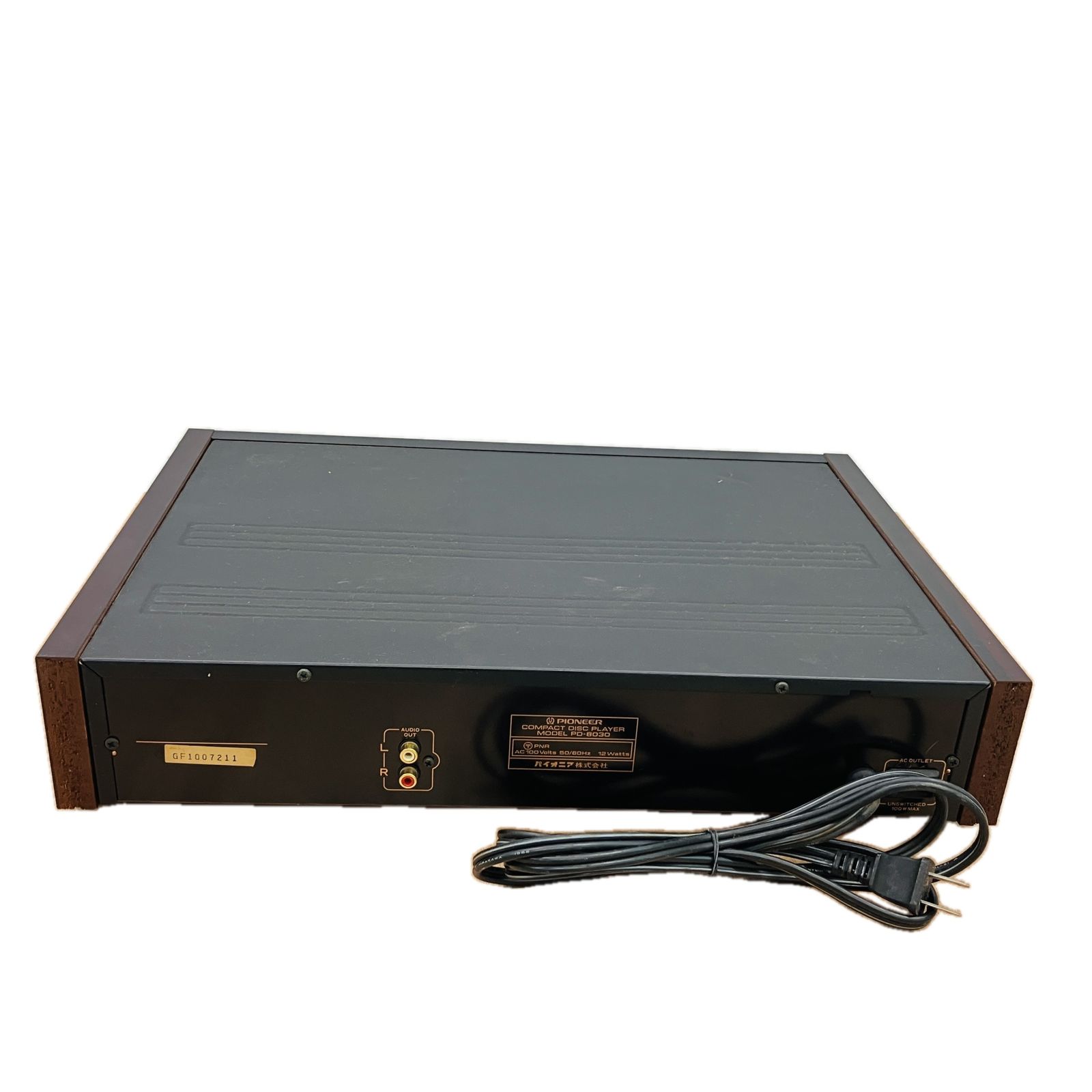 Pioneer CDプレーヤー PD-8030動作品 Pioneer of Pioneer PD-8030 specifications