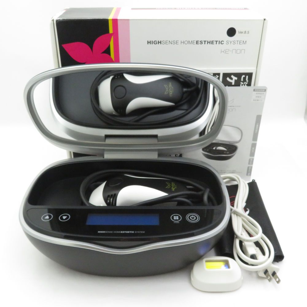 ke-non ケノン ver8.5J フラッシュ式脱毛器 使用済カートリッジ×2付属