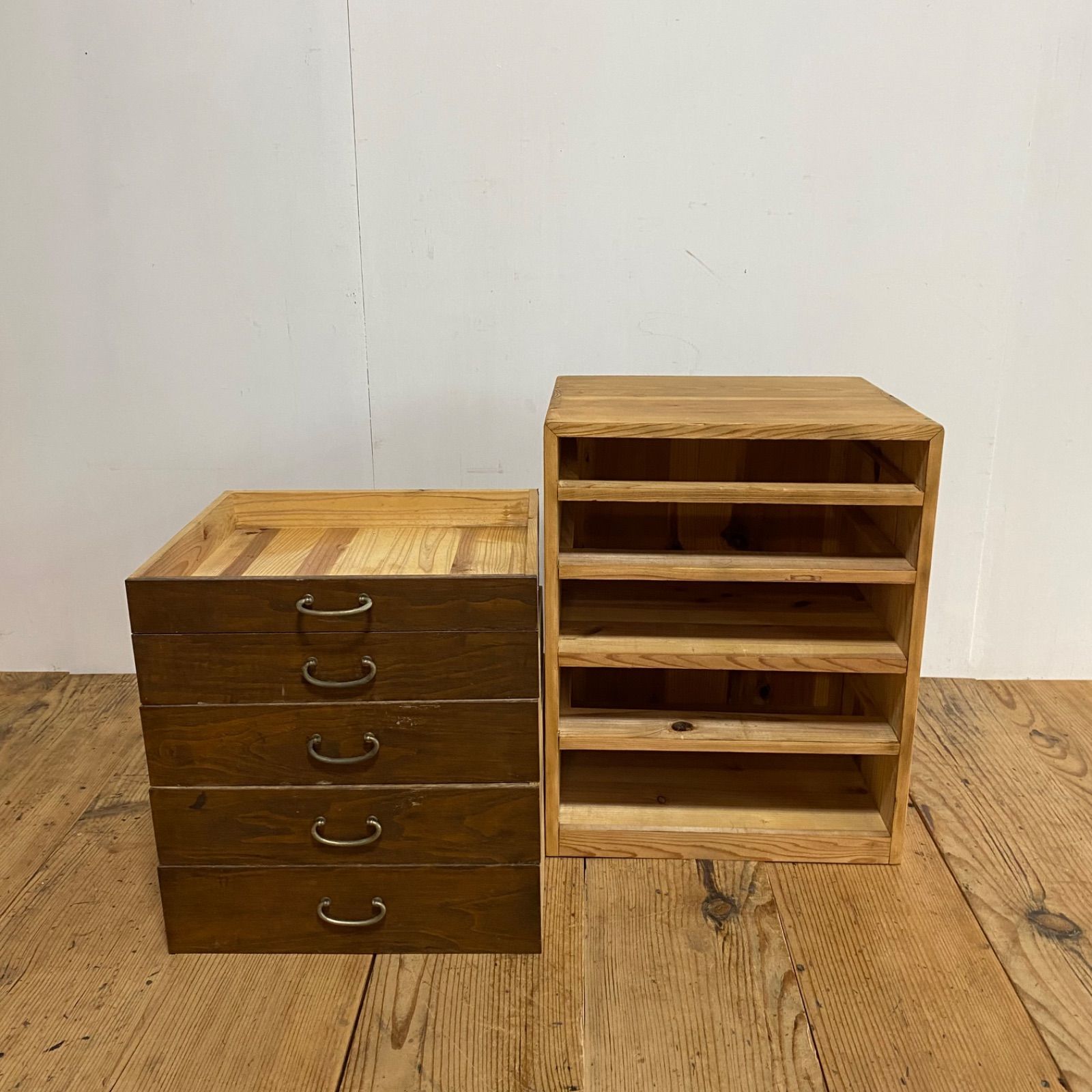 アンティーク 小引き出し 抽斗 古道具 桐 無垢材 y68 アンティーク 小引き出し 抽斗 古道具 桐 無垢材 y68 - メルカリ