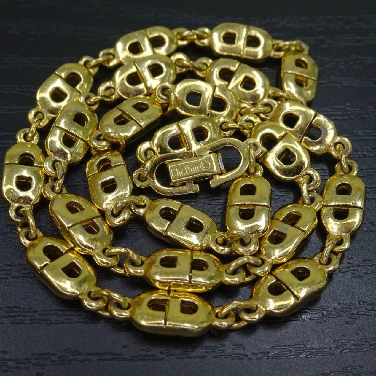 Christian Dior クリスチャン ディオール CD ロゴ ゴールド GP