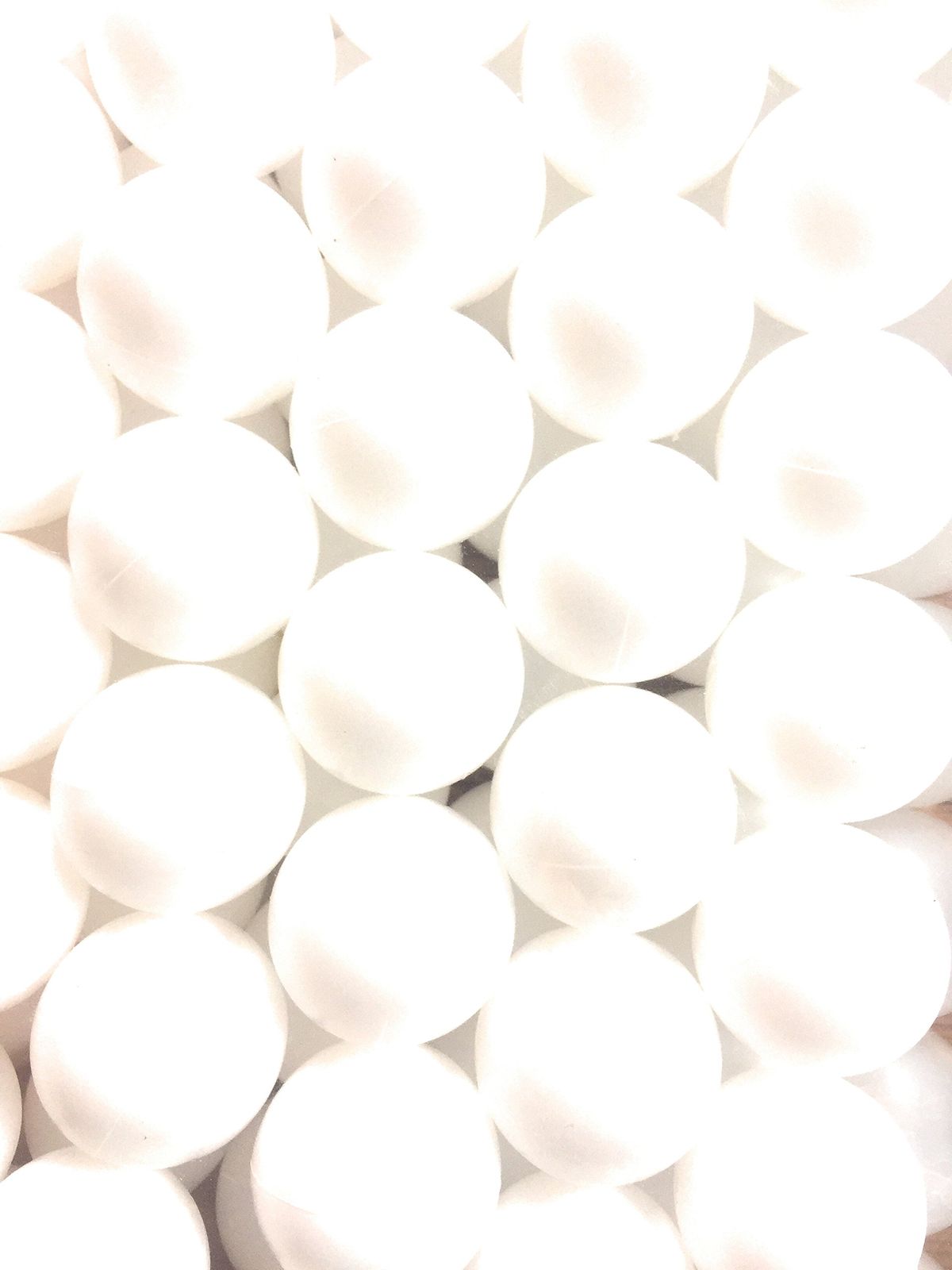 卓球 ボール ピンポン 玉 レジャー 練習 用 無地 ロゴ無し 25 50 セット ホワイト