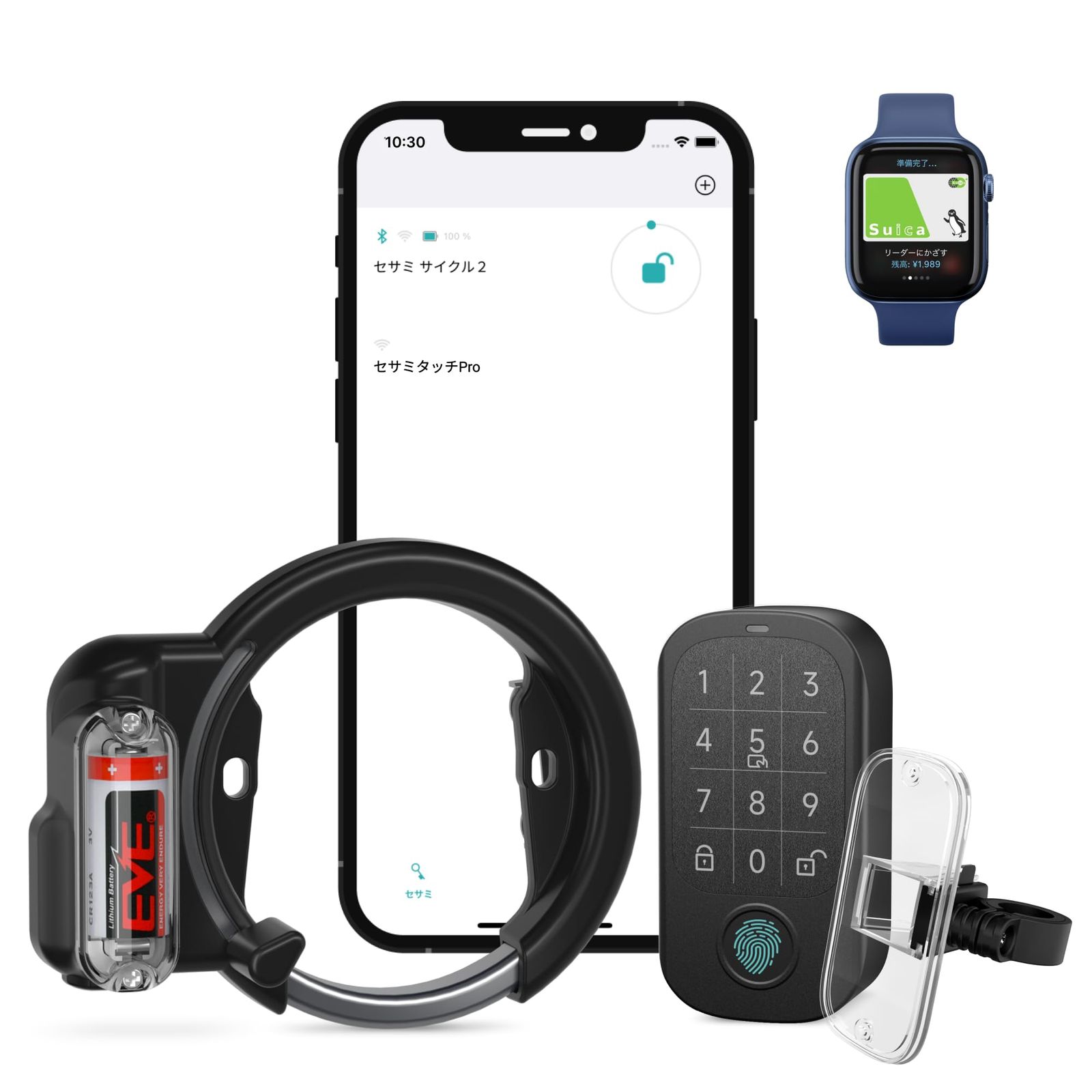 サイクル2 ブラック Toucn Pro ホルダー