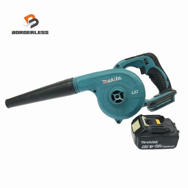 品 makita マキタ 18V 充電式ブロワ UB182D 本体 ノズル付き 集じんバッグ バッテリー 18V 6.0Ah 電動工具 吹き飛ばし117633