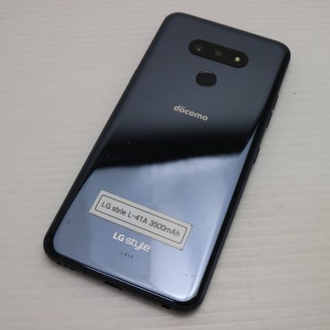 L-41A LG style3 ミラーブラック スマホ 白ロム 土日祝発送OK 02000