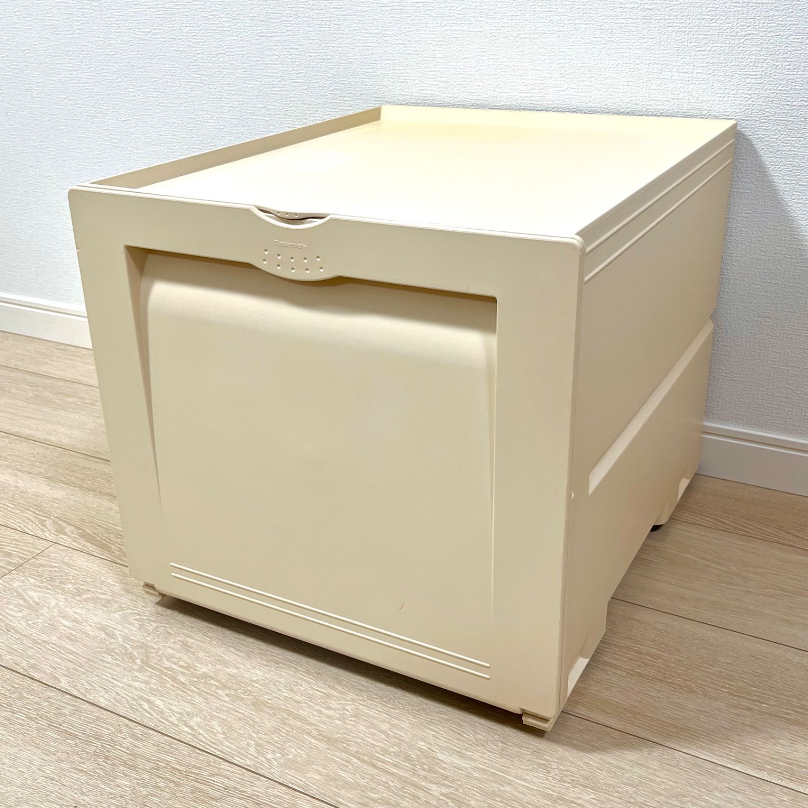 た70)タッパーウェア スーパーチェストミニ 1段引出し Tupperware収納