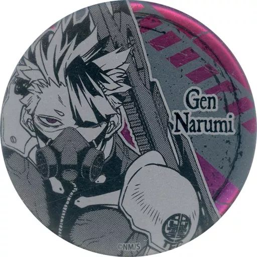 怪獣8号 缶バッジ 鳴海弦】怪獣8号 鳴海弦 B-side label 缶