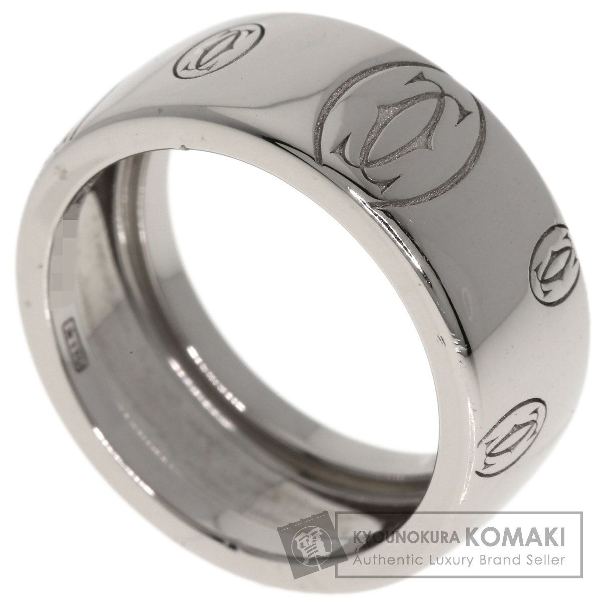 CARTIER カルティエ ハッピーバースデー 50 リング 指輪 K18WG レディース