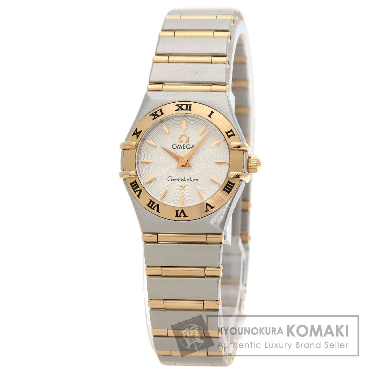 OMEGA オメガ 1260.32 コンステレーション ミニ 腕時計 SS SSxK18PG K18PG レディース
