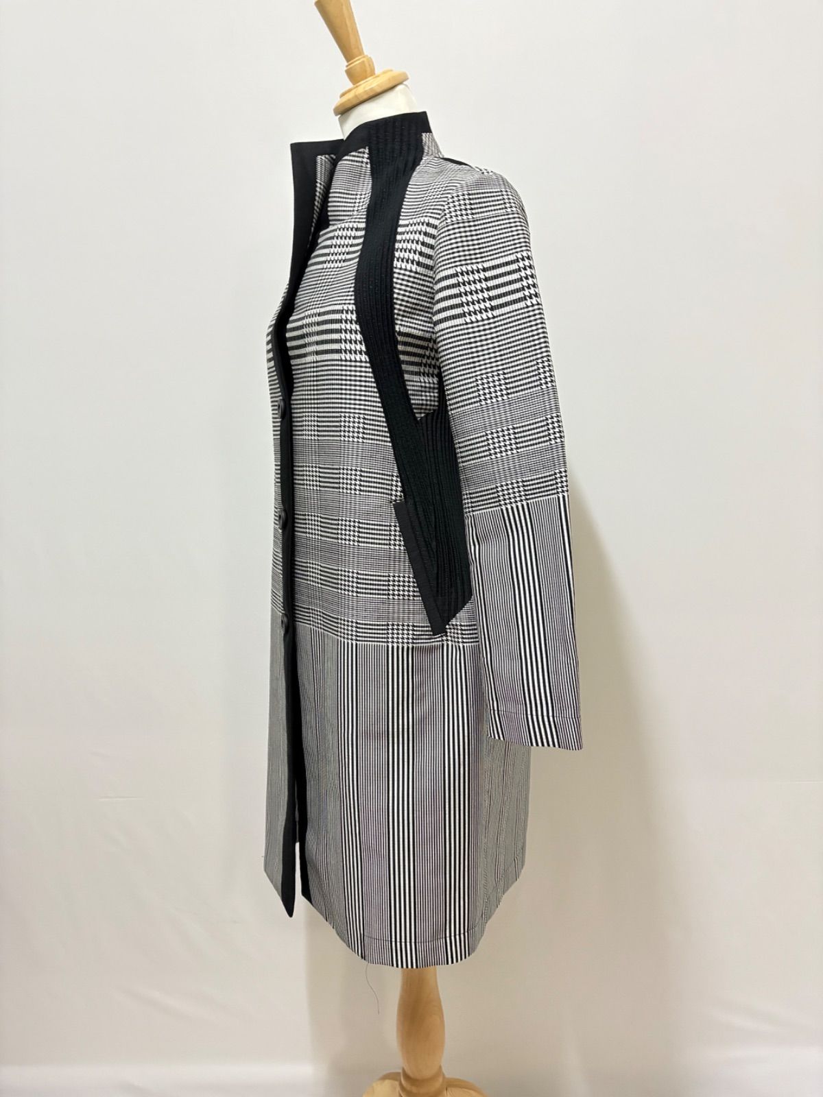 issey miyake 千鳥柄 プリーツ イッセイミヤケ コート ジャケット