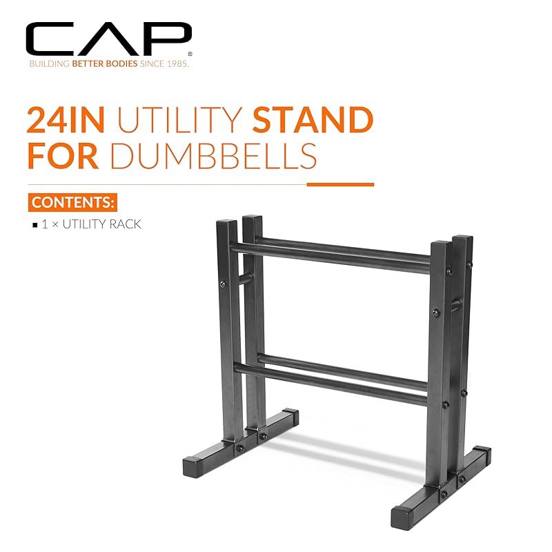 CAP Barbell 24インチ ユーティリティラック ダンベル メディシンボール ケトルベル用 0