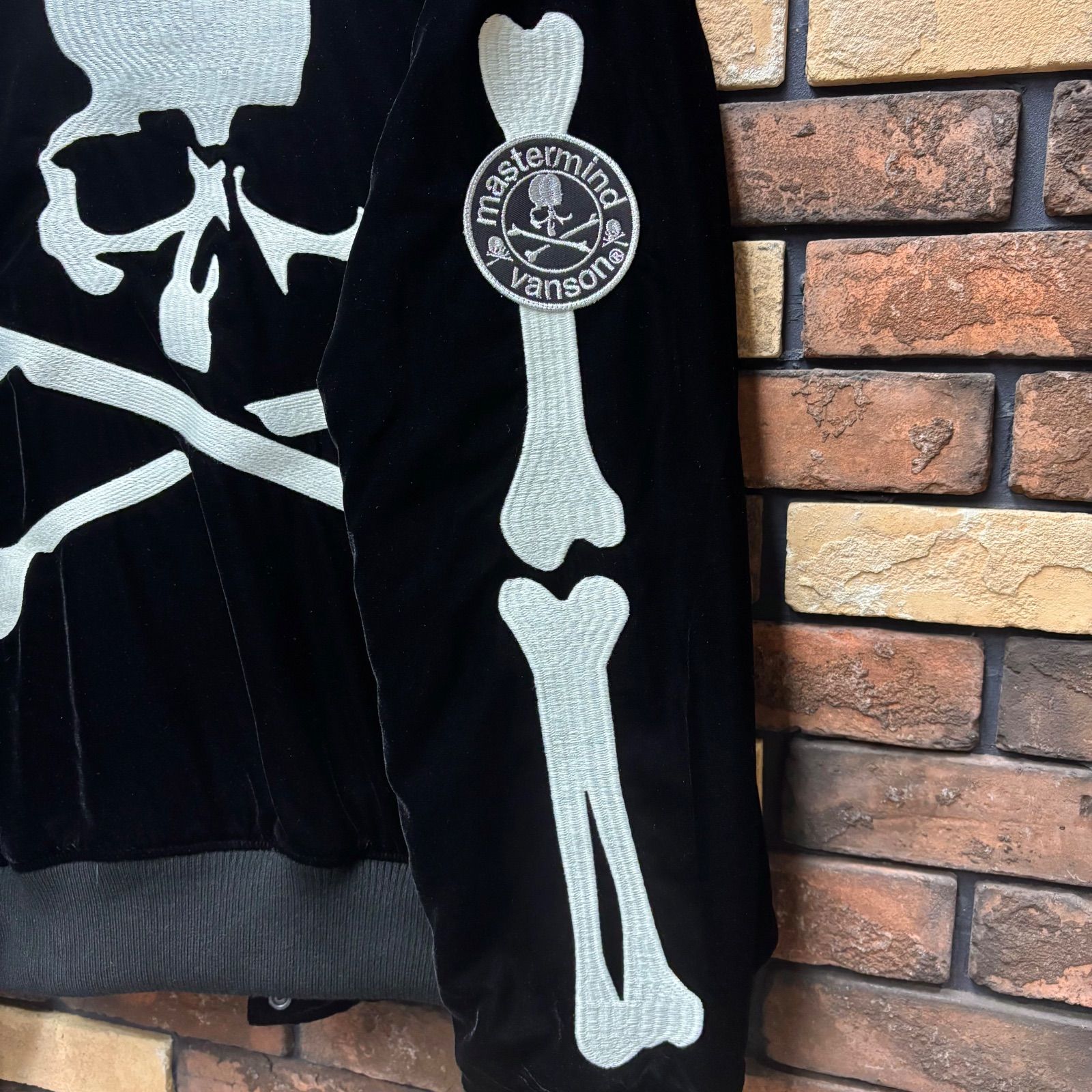 MASTERMINDコラボ】BONE BOMBER JACKET ジャケット ブルゾン VANSON 