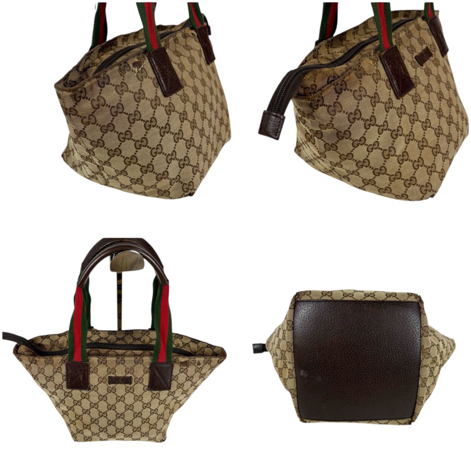 グッチ GUCCI シェリーライン ミニトートバッグ ミニハンドバッグ 