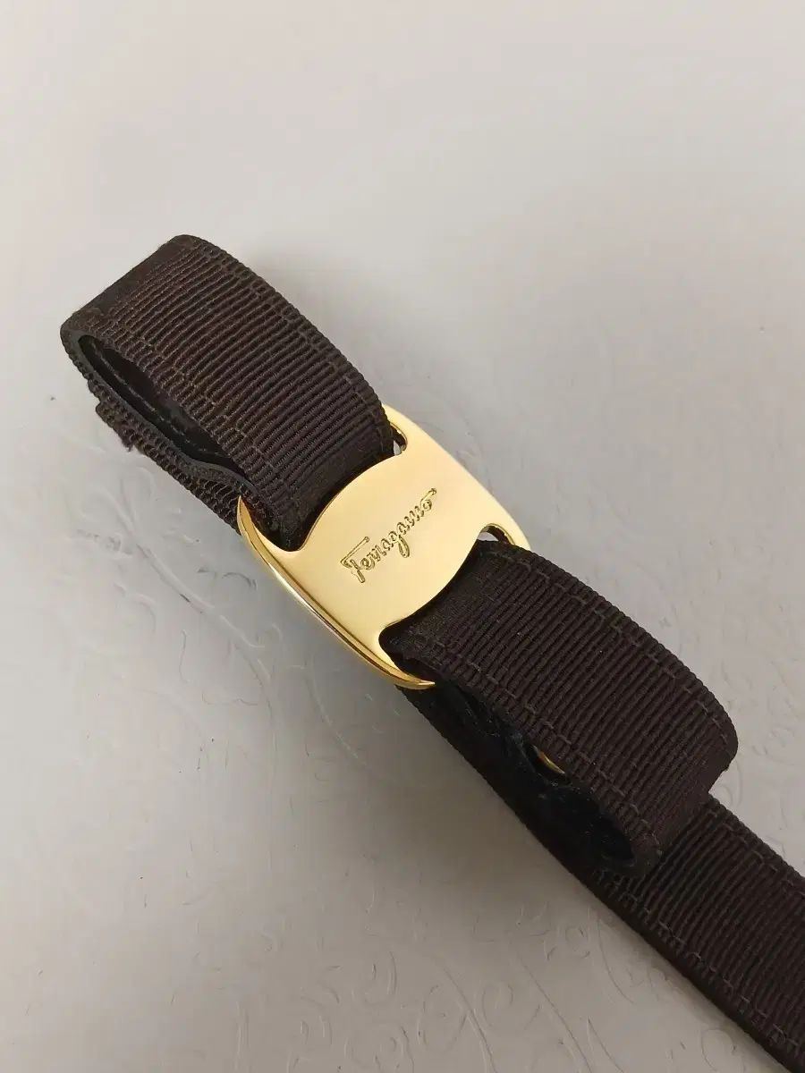 FERRAGAMO フェラガモ ベルト ブラウン レディース