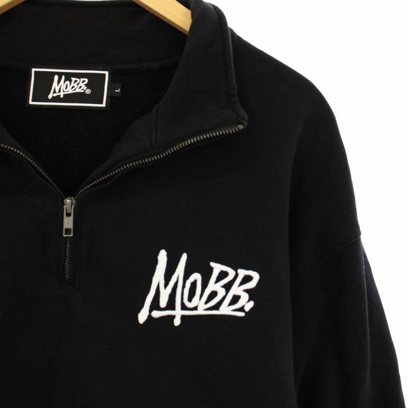 モブ MOBB OG MAGNUM HALF ZIP SWEAT スウェット トレーナー